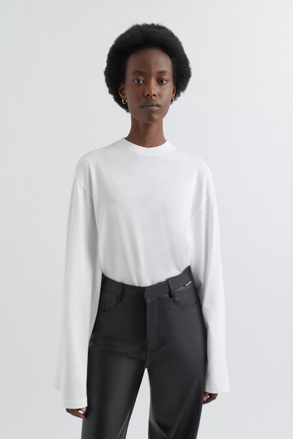 Lokales Langarm-T-Shirt Axel Arigato Weiß