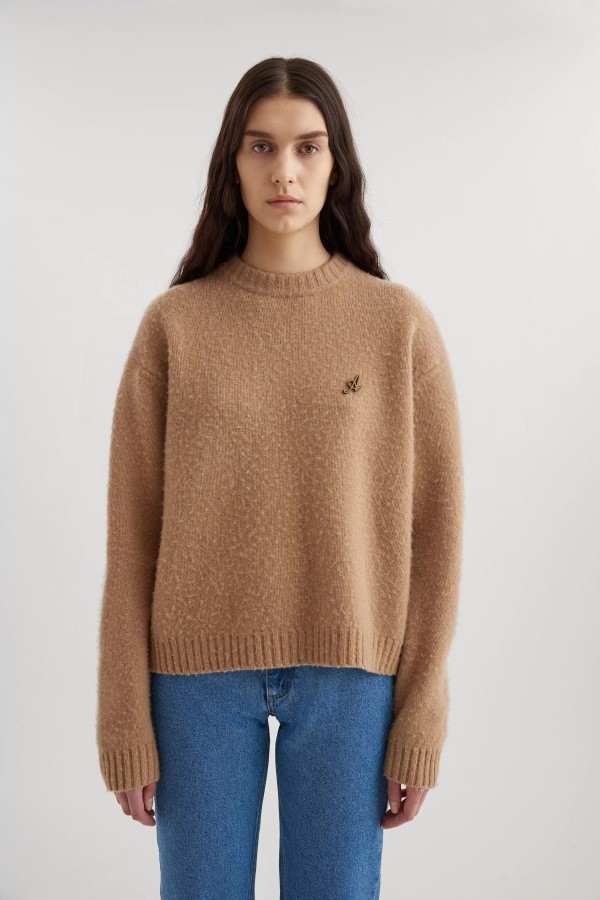 Beyond Pullover Axel Arigato Kamelbeige
