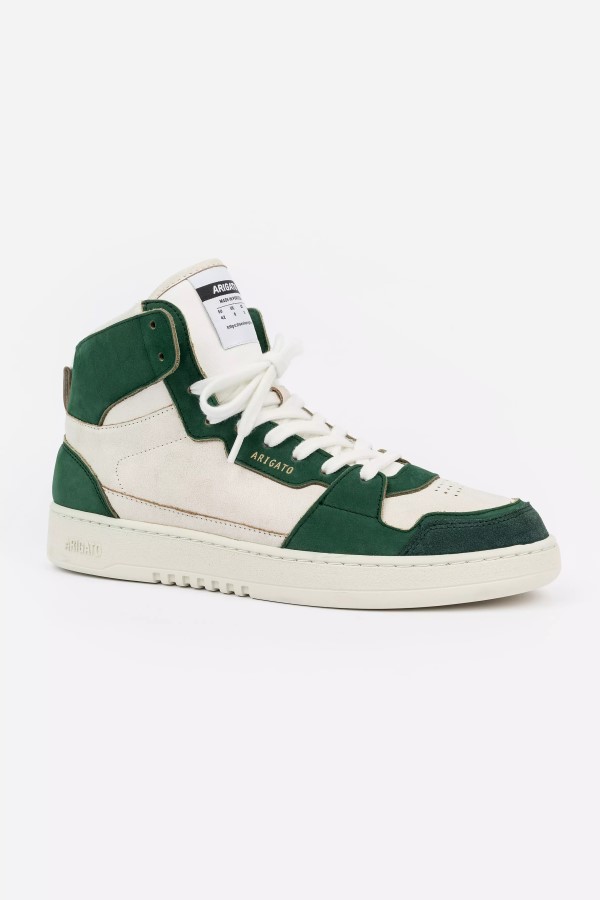 Axel Arigato Dice Hi Sneaker Weiß Kale Green