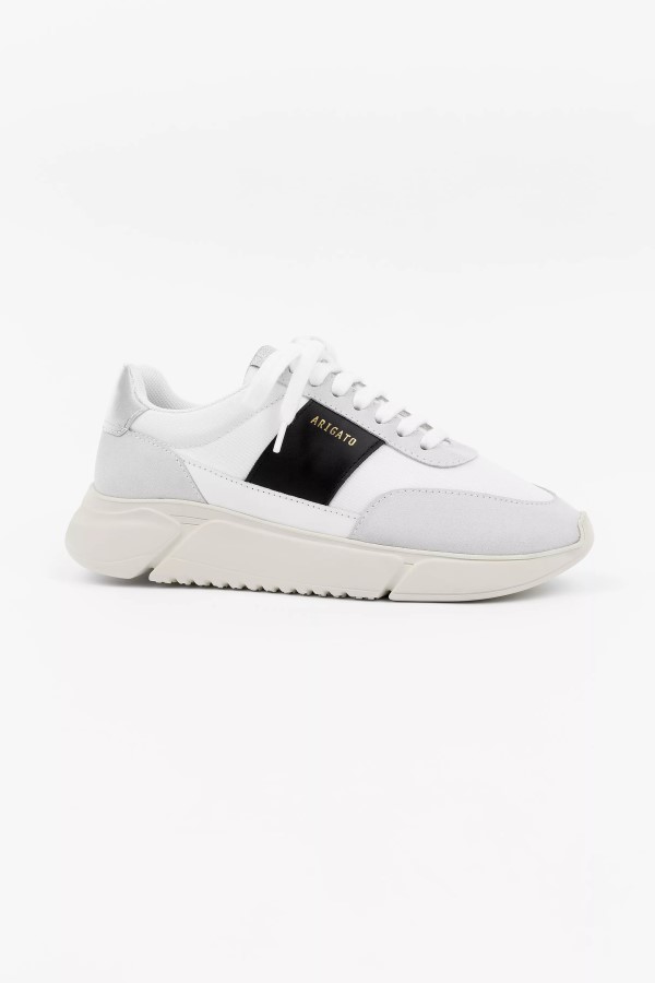 Axel Arigato Genesis Vintage Läufer Weiß Schwarz Silber