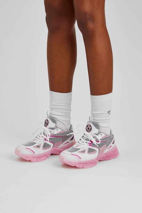 Axel Arigato Marathonläufer Weiß Rosa