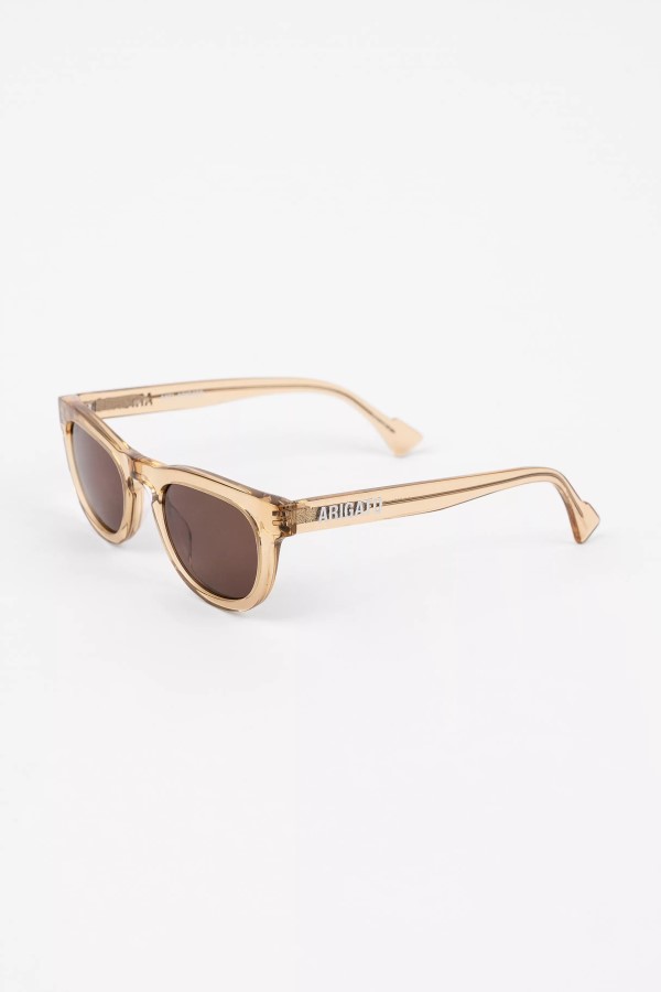 Alton D-frame Sonnenbrille Transparent Sand Beige Braun Axel Arigato