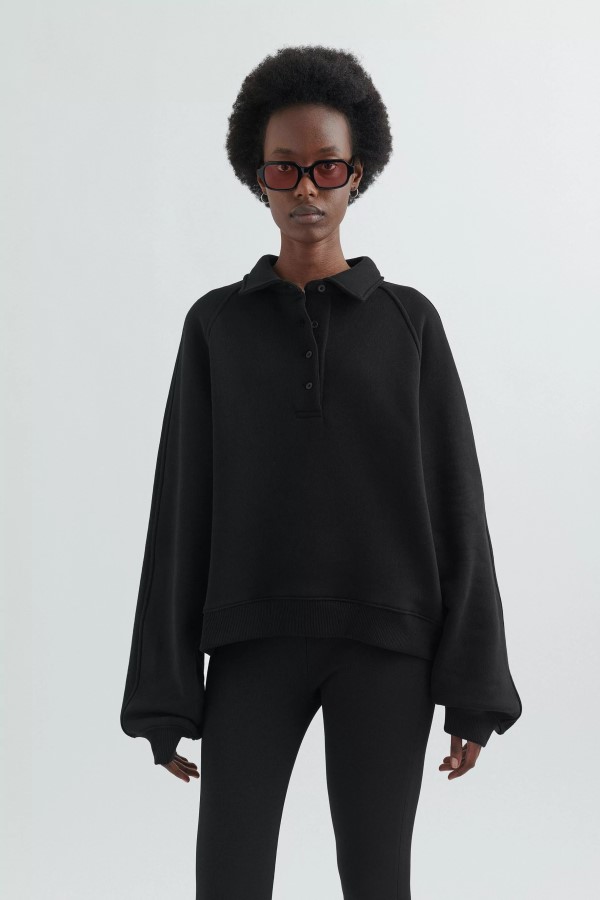 Sonntag Polo-sweat Axel Arigato Schwarz