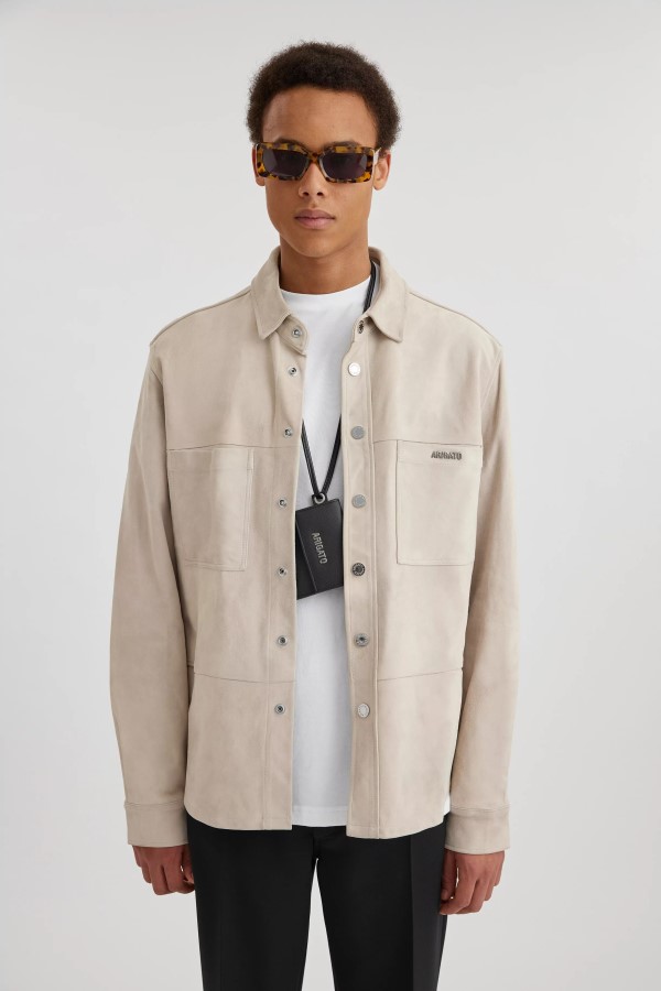 Axel Arigato Sphere Overshirt Hellbeige