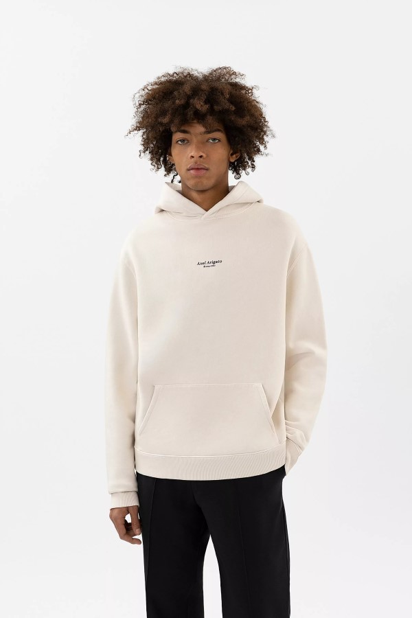 Axel Arigato Focus Logo Hoodie Hellbeige