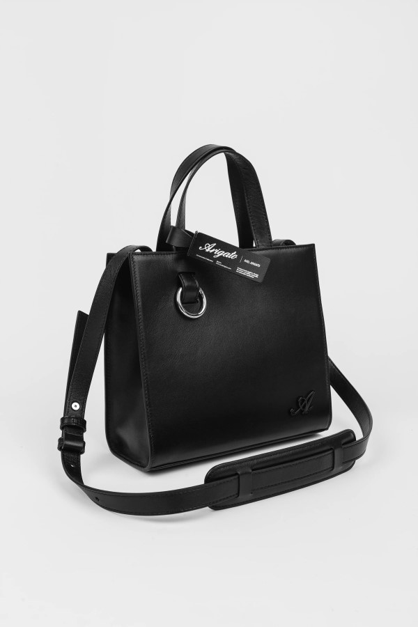 Axel Arigato Schwarze Routine Ledertasche