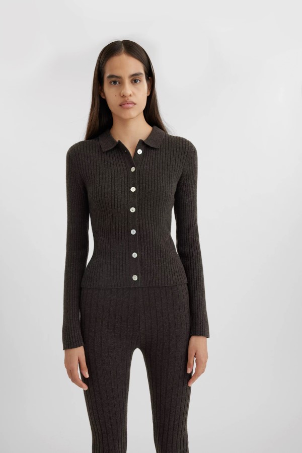 Axel Arigato Signature Cardigan Braun