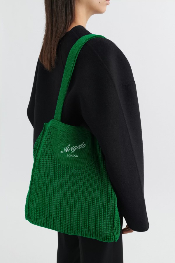 Axel Arigato Grid Strick-Shopper Jolly Green