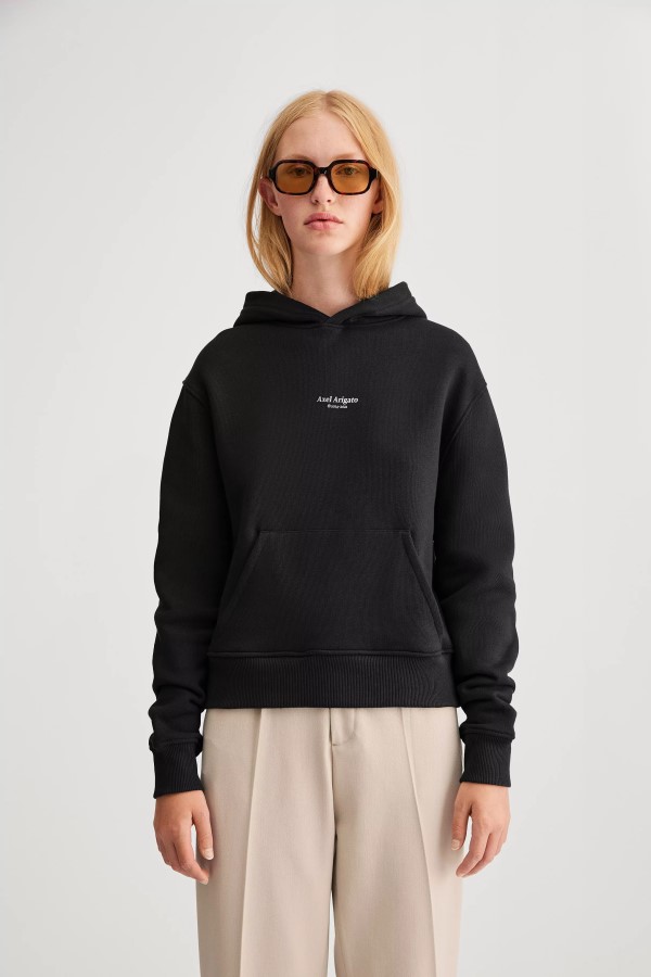 Focus Logo Hoodie Schwarz Axel Arigato