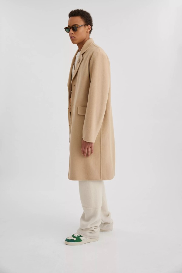 Axel Arigato Beige Fiction Wollmantel