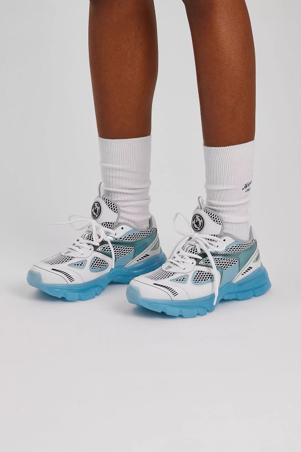 Axel Arigato Weiß Blauer Marathonläufer