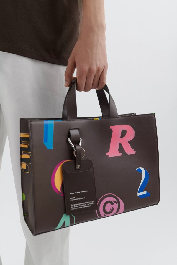 Arigato Monogram City Bag Arigato Dunkelbraun