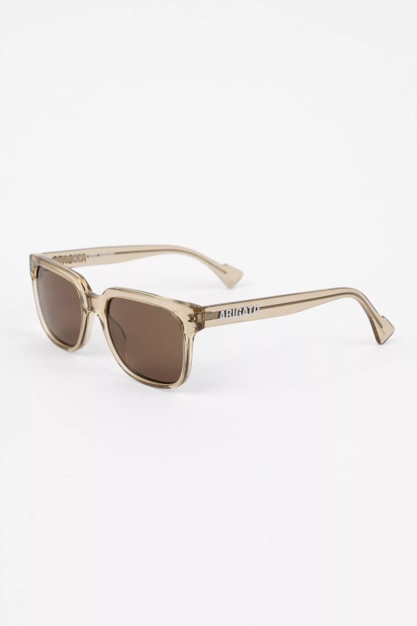 Axel Arigato Transparente Sandbraun Jet Square Sonnenbrille