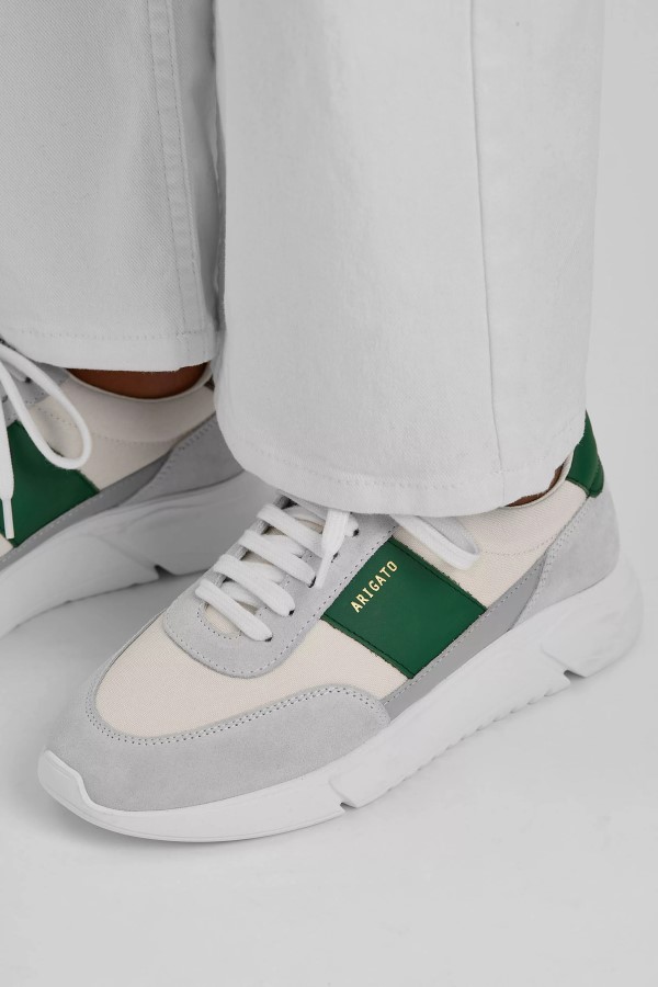 Axel Arigato Genesis Vintage Läufer Weiß Grün
