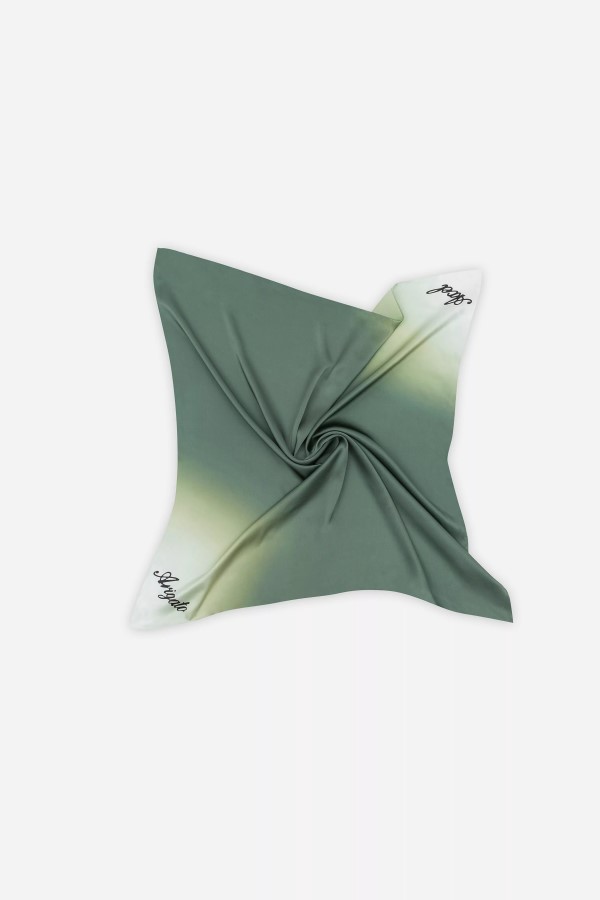 Prism Seidenschal Belgischer Block Dunkelgrün Axel Arigato