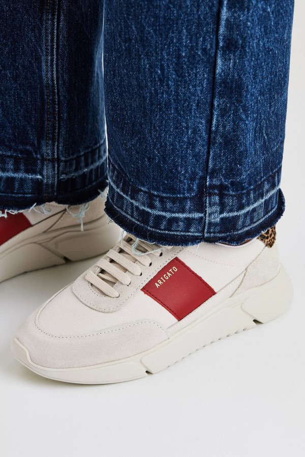 Axel Arigato Cremino Bordeaux Leopard Genesis Vintage Läufer