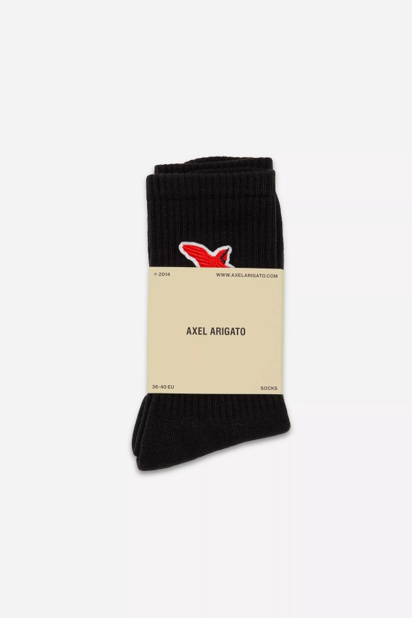 Rouge Bee Bird Tube Socken Arigato Schwarz