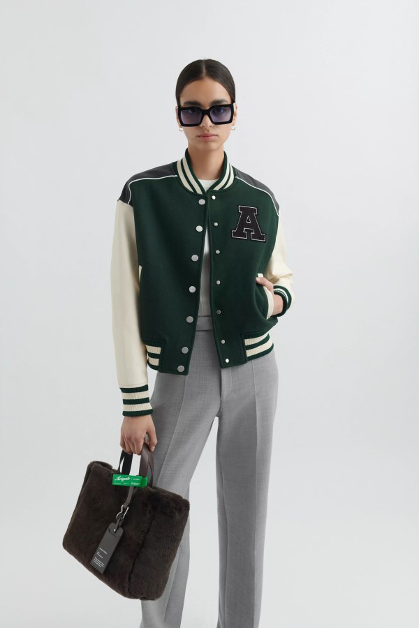 Arigato Ivy Unijacke Dunkelgrün Schwarz