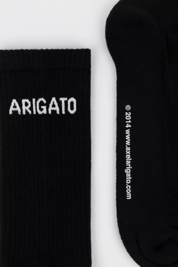 Axel Arigato Arigato Logo Schlauchsocken Schwarz