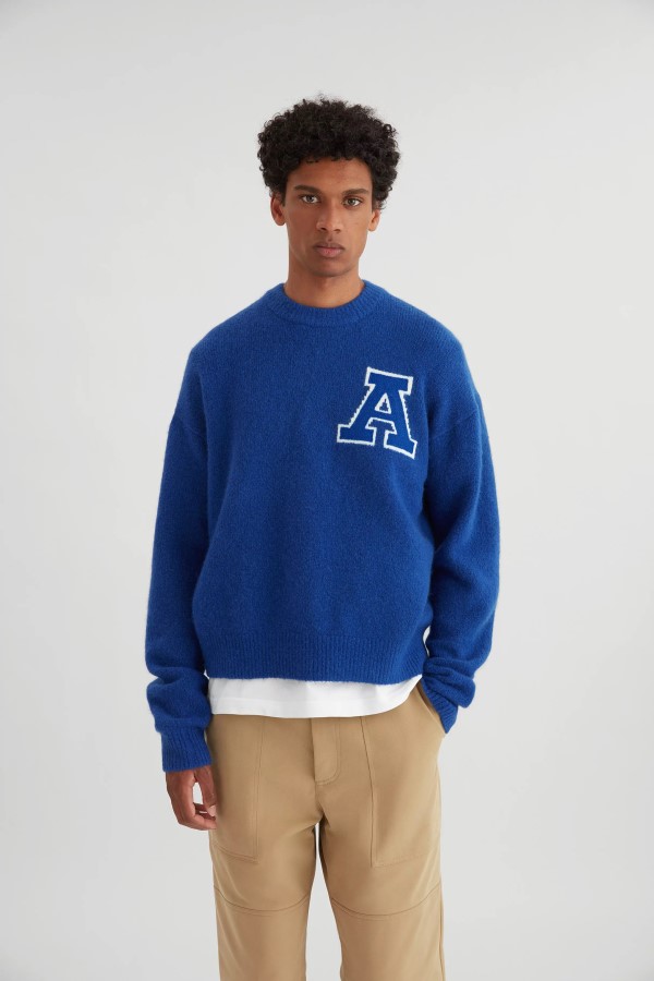 Axel Arigato Teampullover Klein Blau