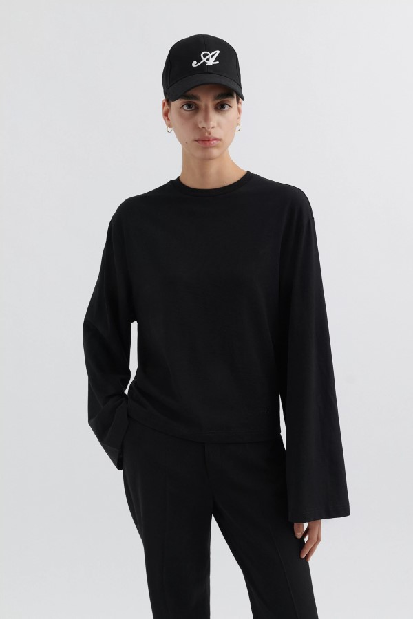 Local Langarm T-shirt Schwarz Arigato