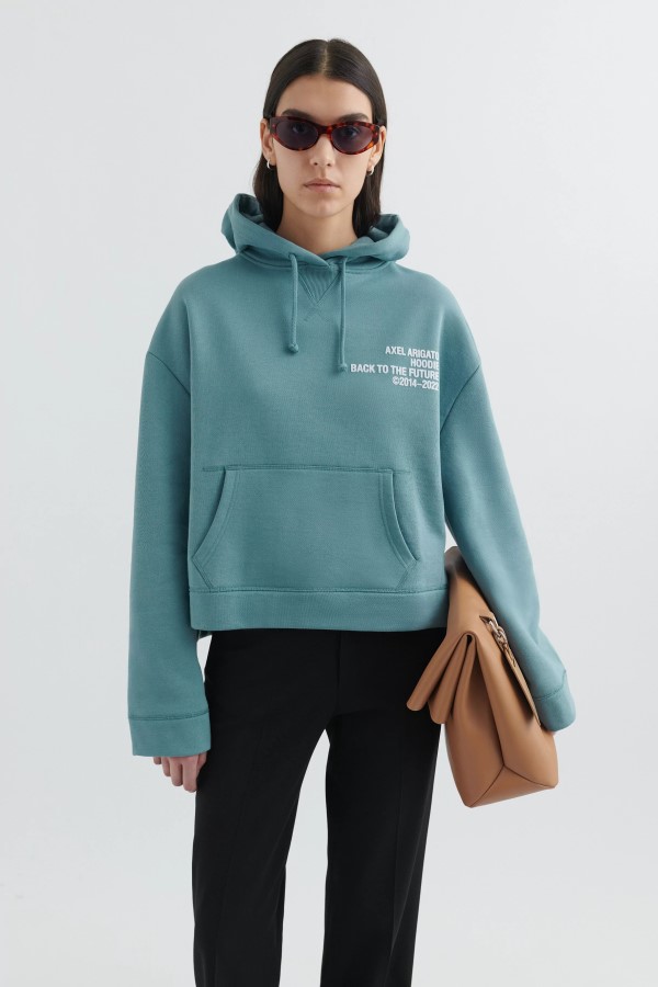 Cure Cropped Hoodie Bretagne Blau Axel Arigato