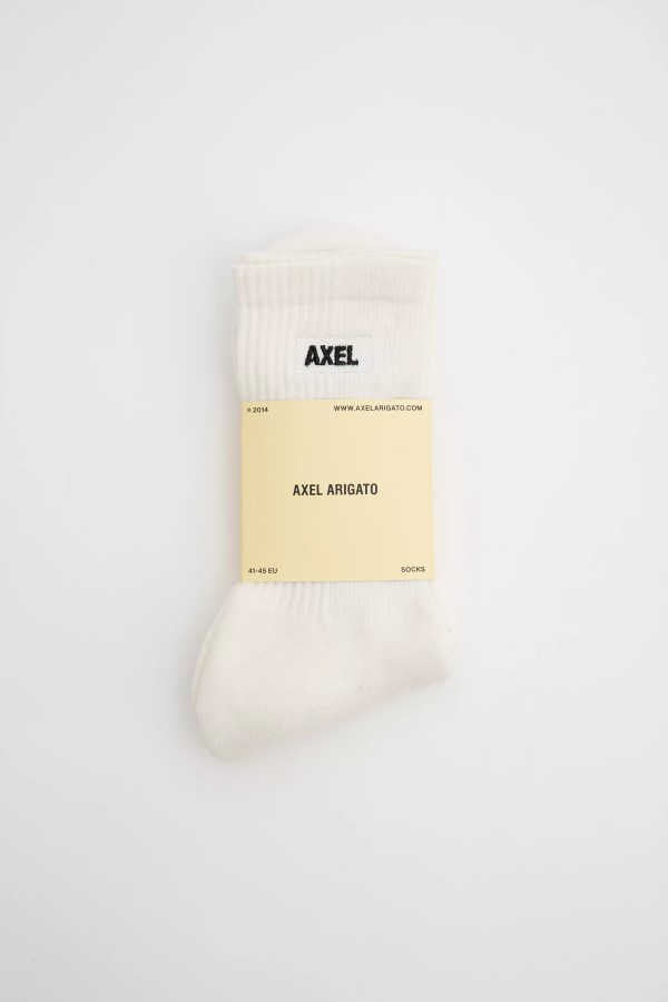 Arigato Socke Mit Blocklogo In Ecru