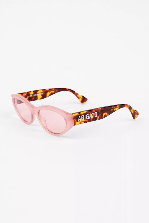 Axel Arigato Milchrosa Havana Tonia Cat-Eye-Sonnenbrille