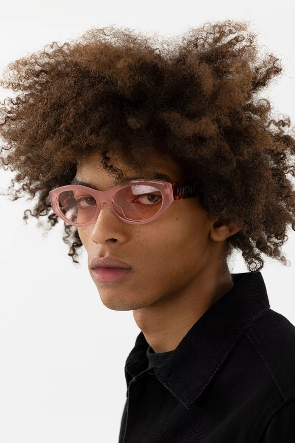 Axel Arigato Milchrosa Havana Tonia Cat-Eye-Sonnenbrille