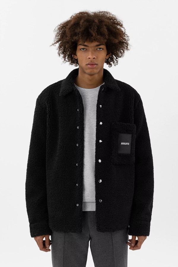 Aspen Teddy Overshirt Axel Arigato Schwarz