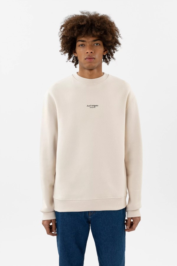 Axel Arigato Hellbeiges Fokus-Sweatshirt